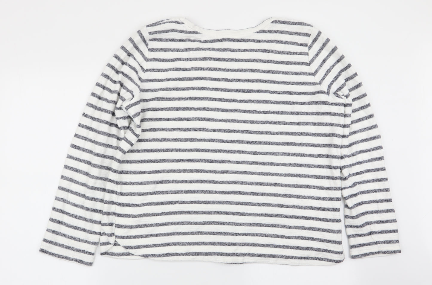 Falmer Heritage Womens Multicoloured Striped  Basic T-Shirt Size 16