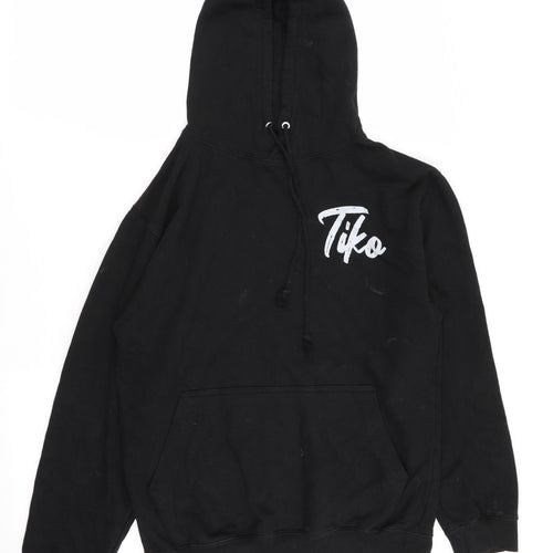 JUST HOODS Mens Black   Pullover Jumper Size S