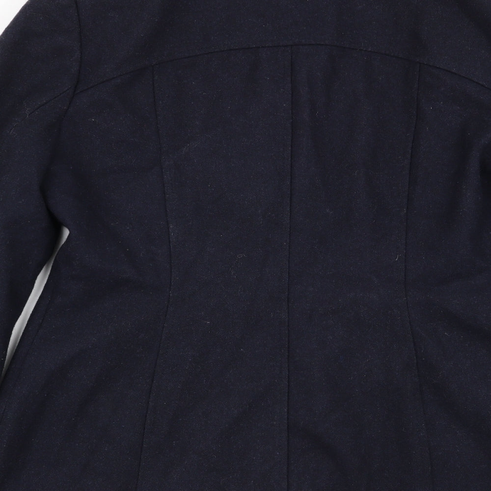 Asda George Womens Blue   Overcoat Coat Size 12
