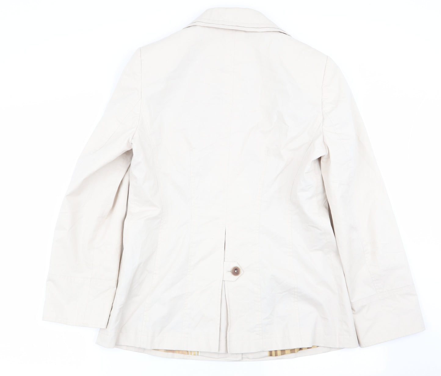 Per Una Womens Beige   Overcoat Coat Size 12