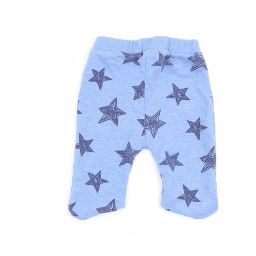 Lullaby Boys Blue Geometric  Capri Trousers Size 0-3 Months  - shorts