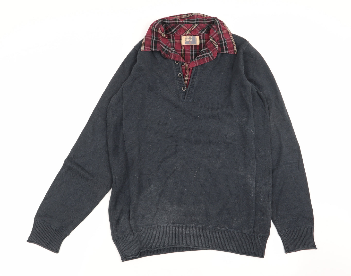north coast Mens Blue   Pullover Jumper Size S