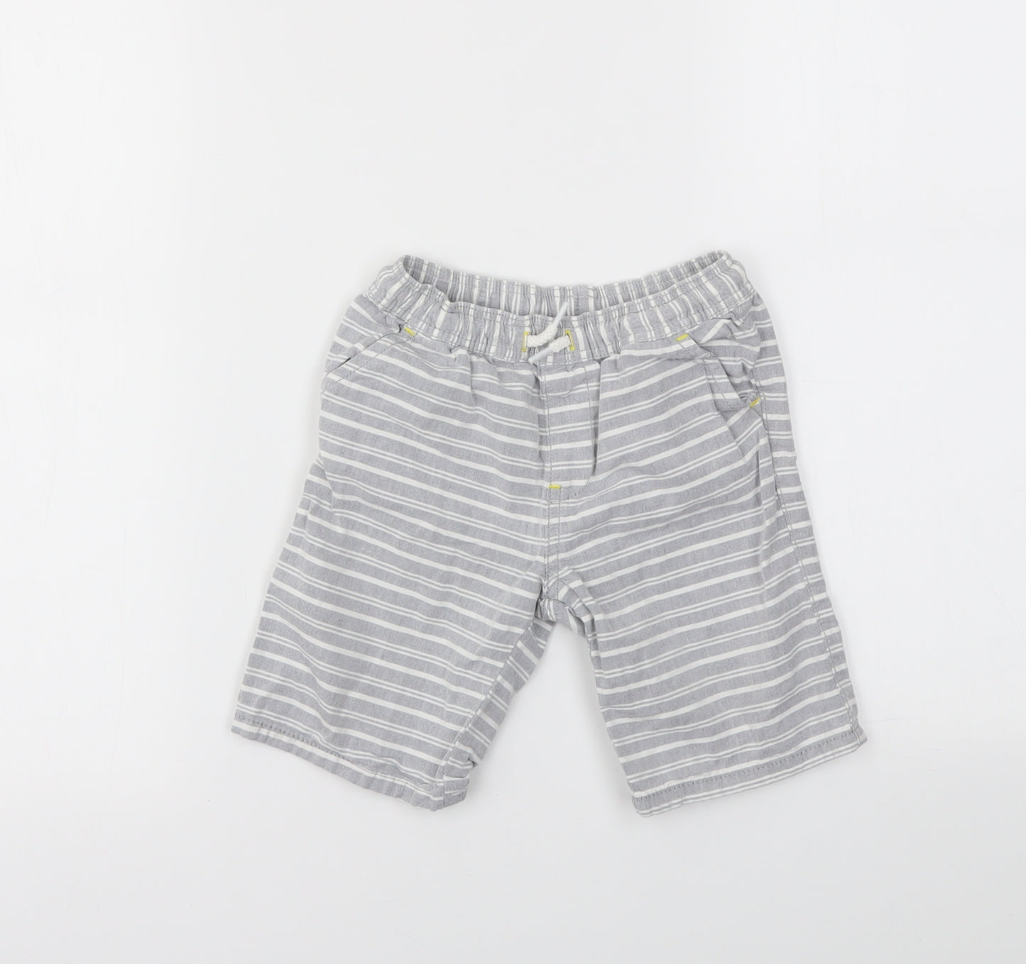 Matalan Boys Grey Striped  Chino Shorts Size 2-3 Years