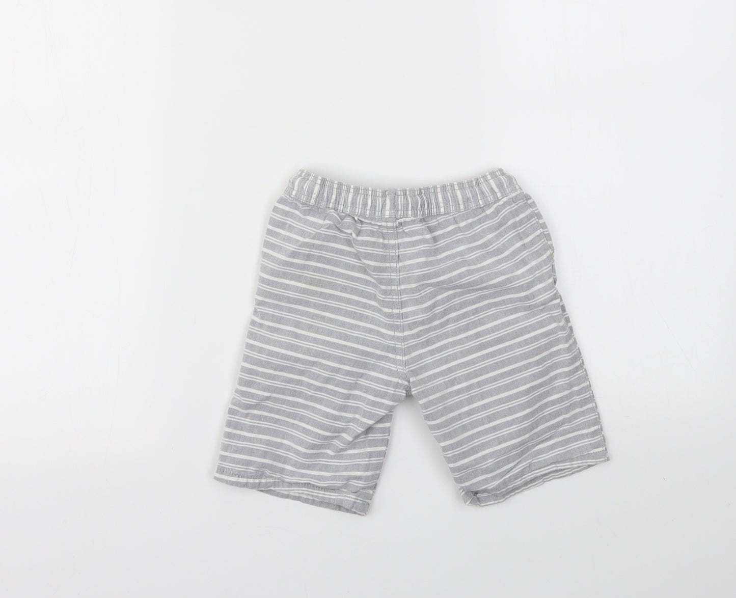 Matalan Boys Grey Striped  Chino Shorts Size 2-3 Years