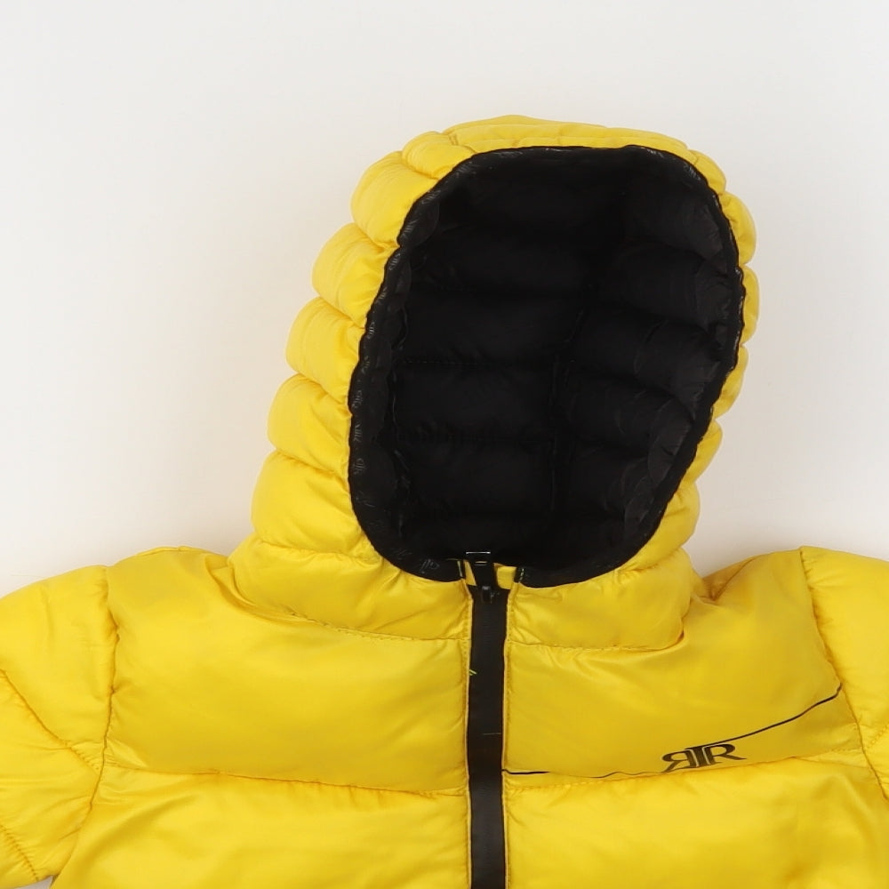 River Island Boys Yellow   Basic Jacket Coat Size 2-3 Years