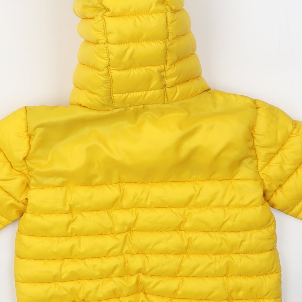 River Island Boys Yellow   Basic Jacket Coat Size 2-3 Years