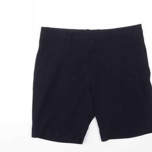 H&M Womens Blue   Cut-Off Shorts Size 32