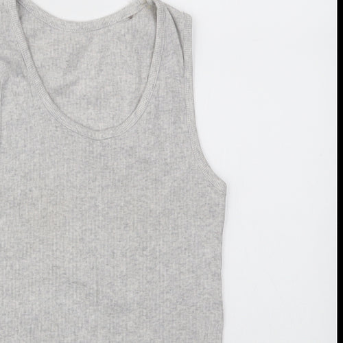 M&S Girls Grey   Basic T-Shirt Size 11-12 Years