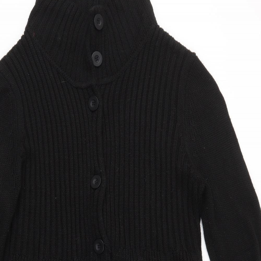 PORNODORO  Womens Black   Cardigan Jumper Size 16
