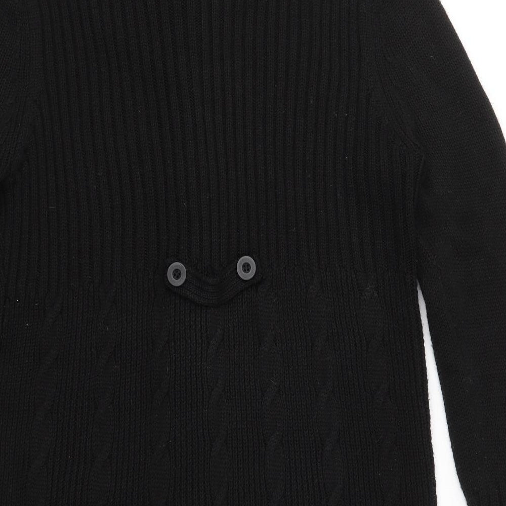 PORNODORO  Womens Black   Cardigan Jumper Size 16