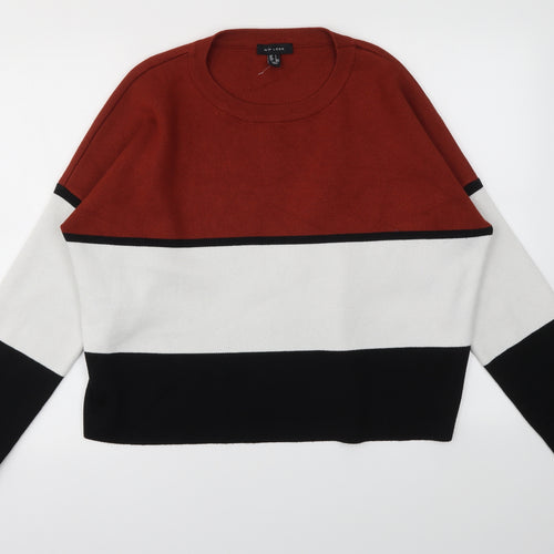 Primark Womens Multicoloured Striped  Pullover Jumper Size L