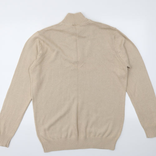 Cotton Traders Mens Beige   Pullover Sweatshirt Size M