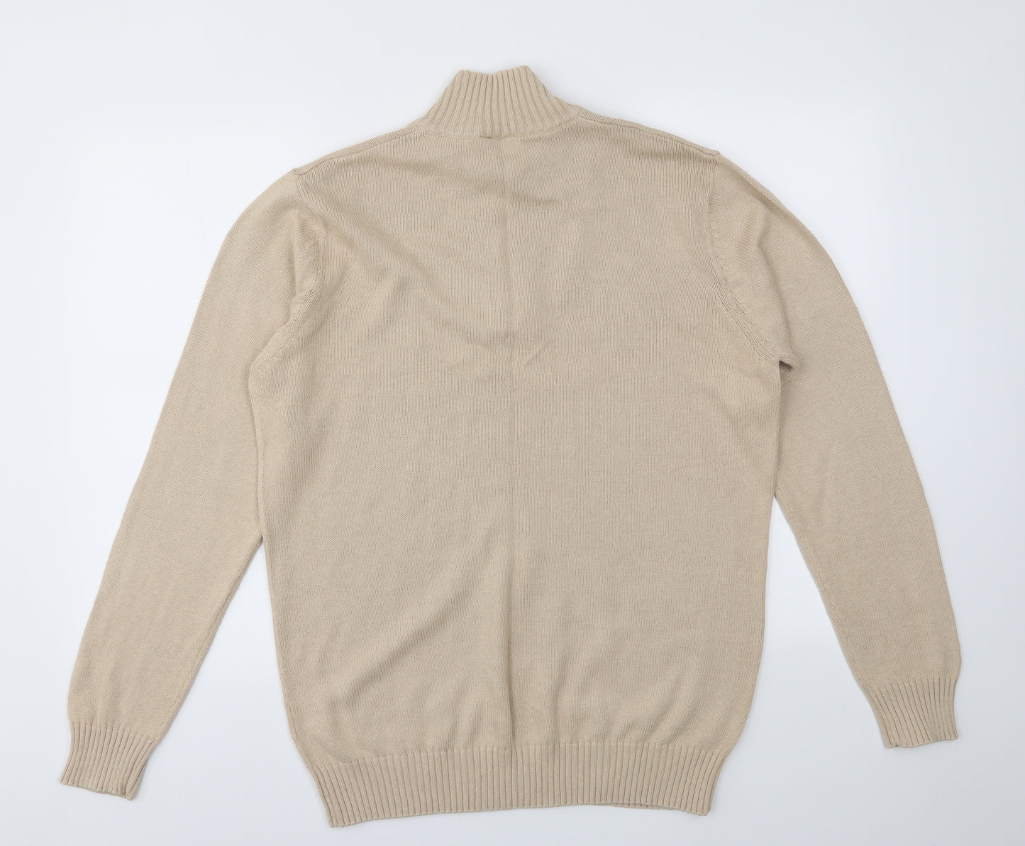 Cotton Traders Mens Beige   Pullover Sweatshirt Size M