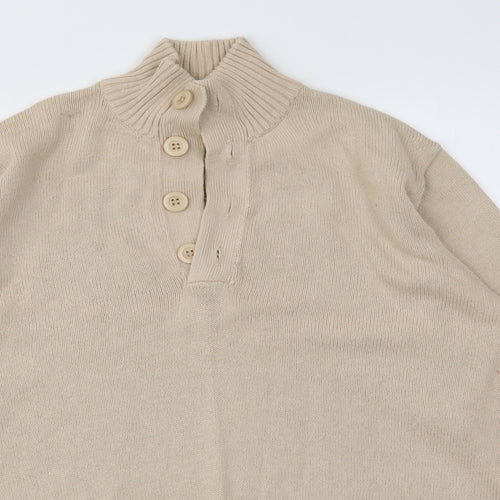 Cotton Traders Mens Beige   Pullover Sweatshirt Size M