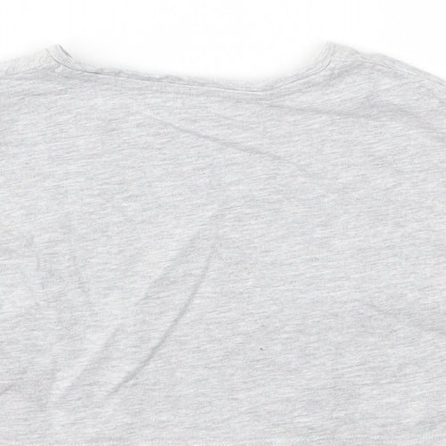 Matalan Girls Grey   Basic T-Shirt Size 6 Years