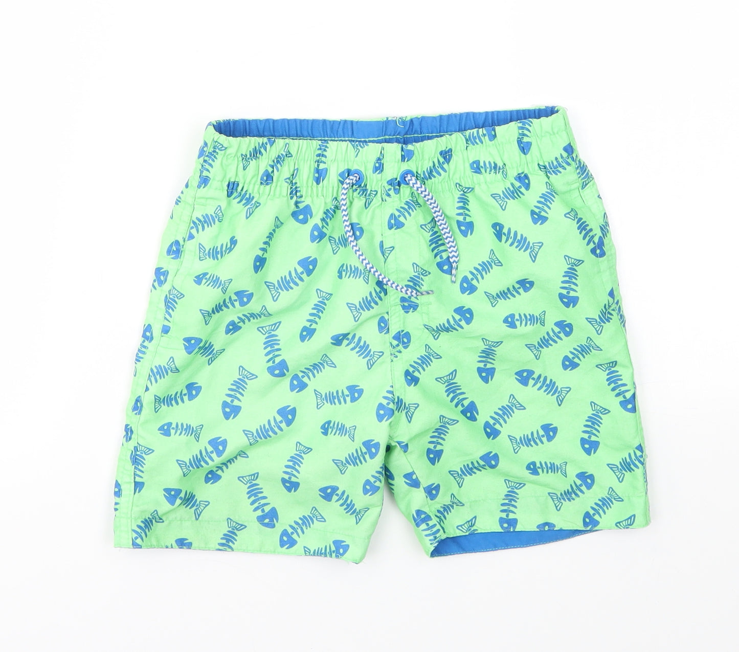 REBEL  Boys Multicoloured Geometric  Sweat Shorts Size 4-5 Years