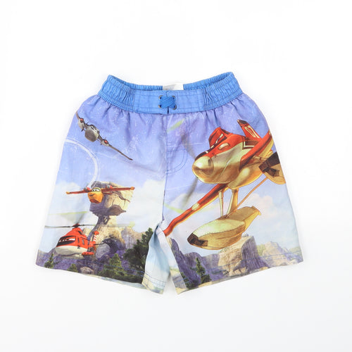 Disney Boys Multicoloured Geometric  Sweat Shorts Size 4 Years