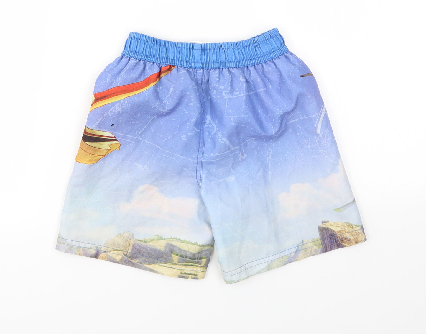 Disney Boys Multicoloured Geometric  Sweat Shorts Size 4 Years