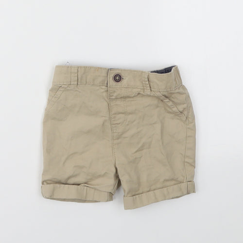 FRED &FLO Boys Beige   Capri Trousers Size 6-9 Months