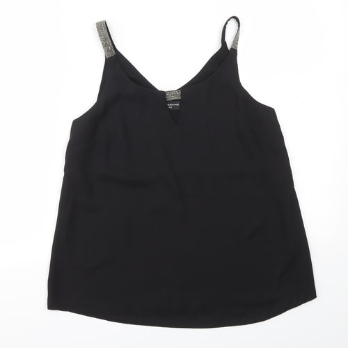 Dorothy Perkins Womens Black   Basic Blouse Size 8