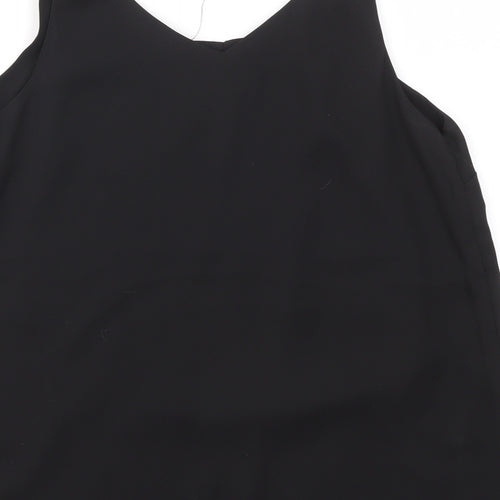 Dorothy Perkins Womens Black   Basic Blouse Size 8