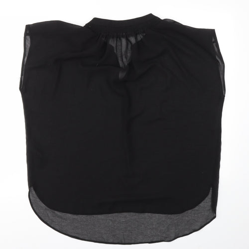 Evans Womens Black   Basic Blouse Size 14