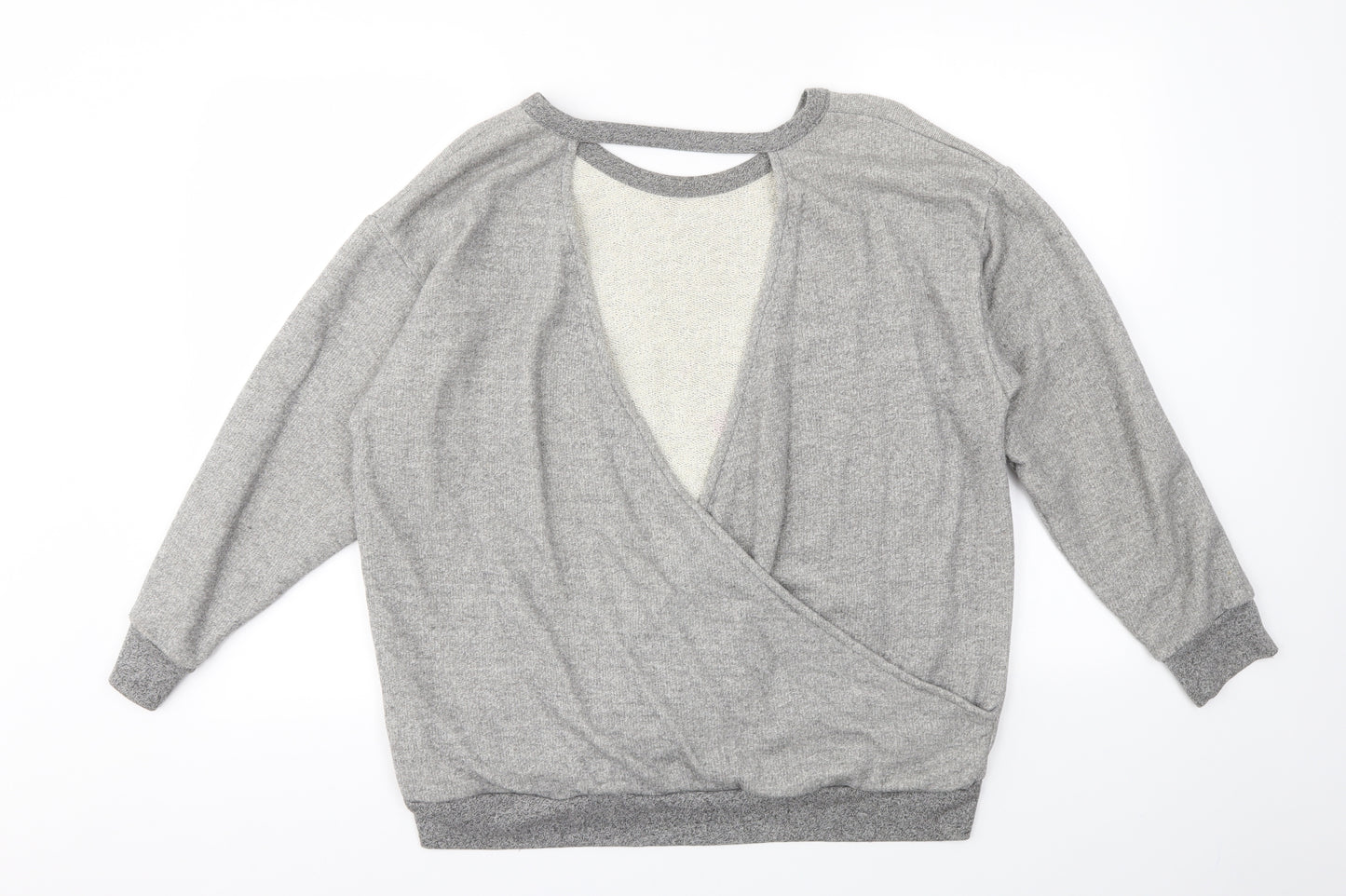 Light before dark Womens Grey   Pullover Jumper Size S