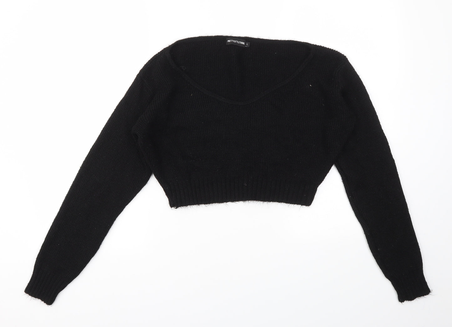 pretty little thing  Womens Black   Pullover Jumper Size L