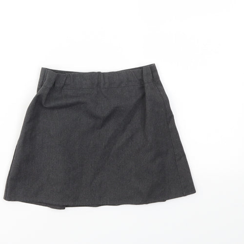 M&S Girls Grey   A-Line Skirt Size 3-4 Years