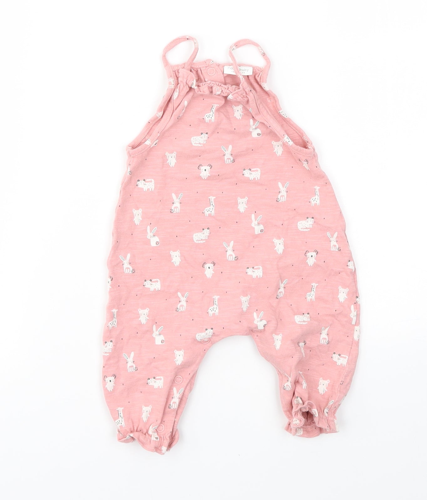 NEXT Girls Pink   Babygrow One-Piece Size 3-6 Months