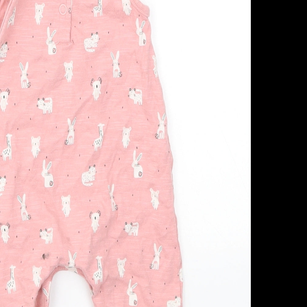 NEXT Girls Pink   Babygrow One-Piece Size 3-6 Months