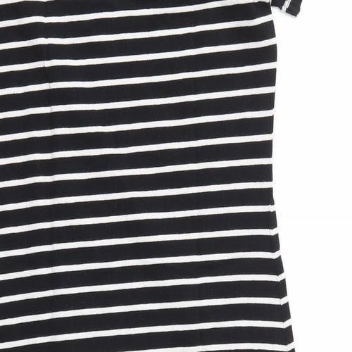 NOISY MAY  Womens Black Striped  Fit & Flare  Size XS