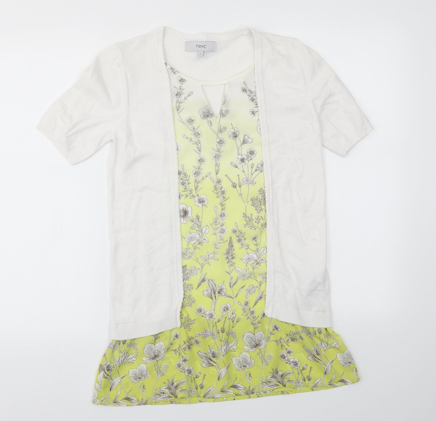 NEXT Womens Multicoloured Floral  Basic T-Shirt Size 8