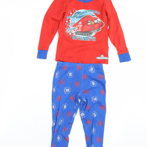 M&S Boys Multicoloured    Pyjama Set Size 2-3 Years  - Octonauts