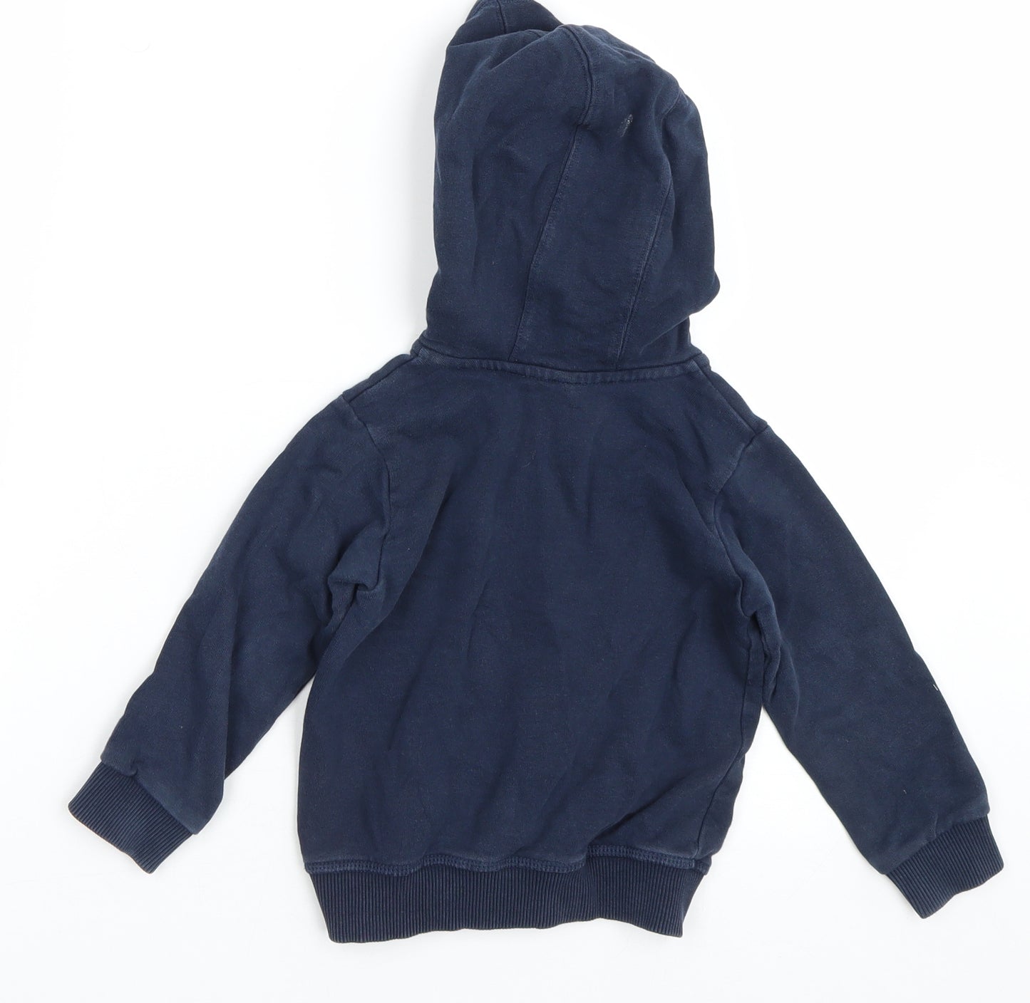 M&S Boys Blue   Pullover Hoodie Size 2-3 Years