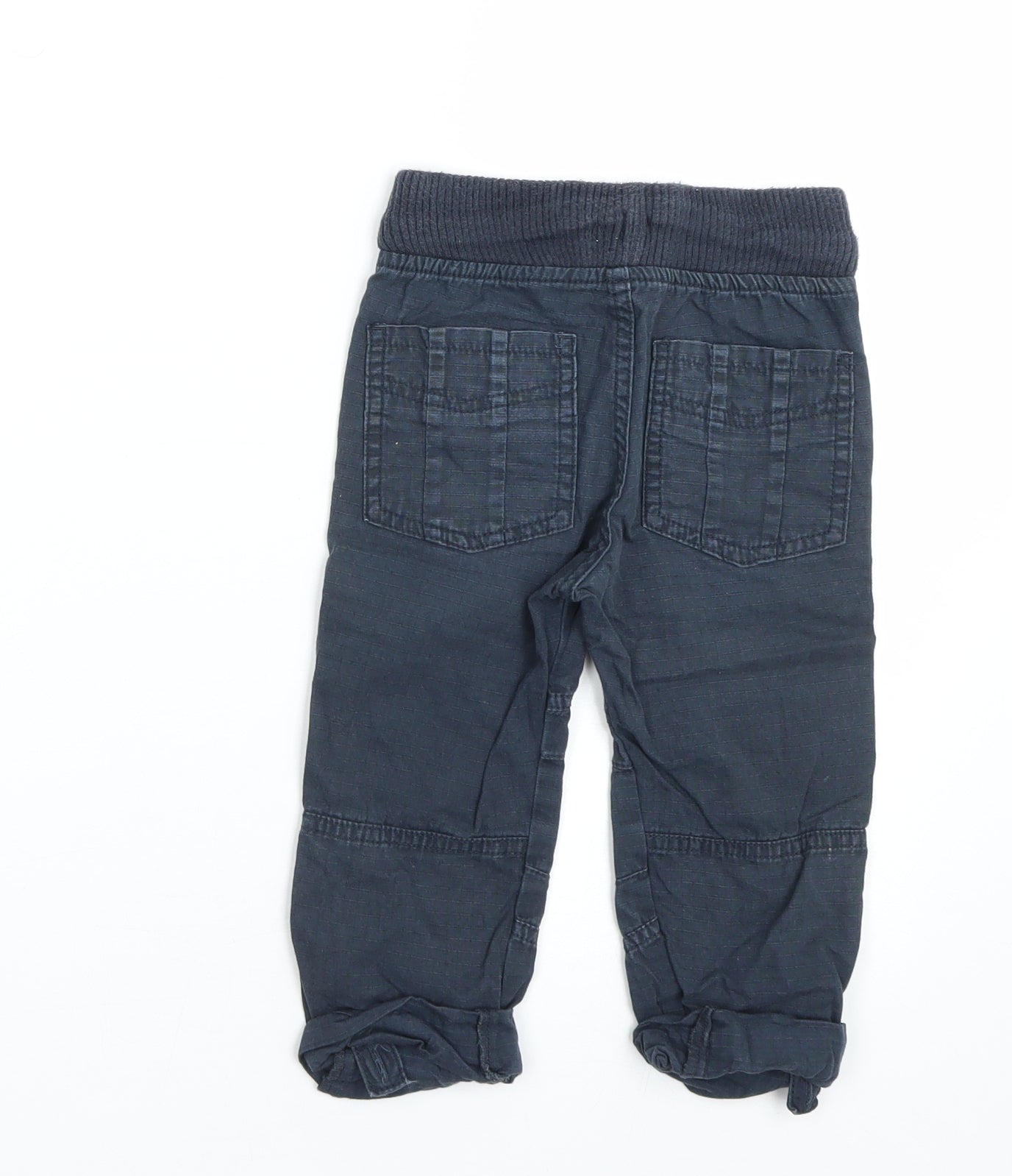 F&F Boys Blue   Cargo Trousers Size 2-3 Years