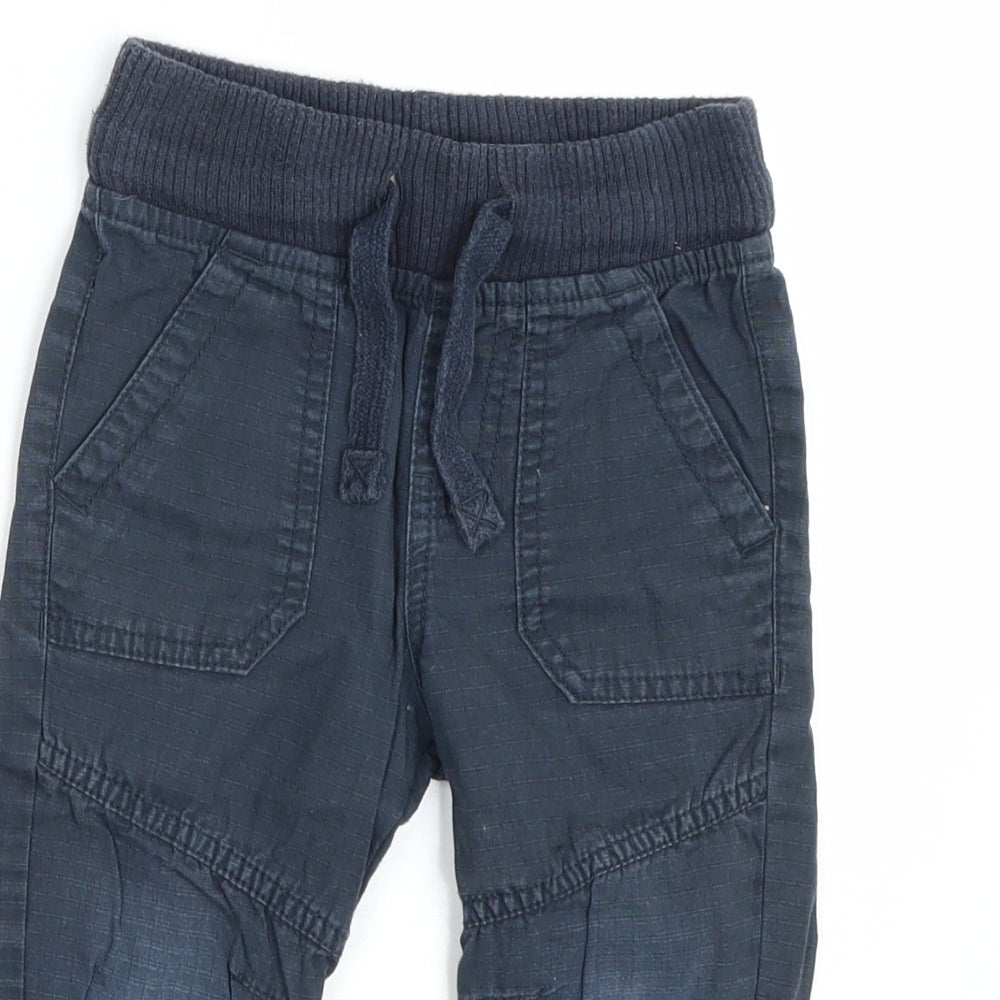 F&F Boys Blue   Cargo Trousers Size 2-3 Years