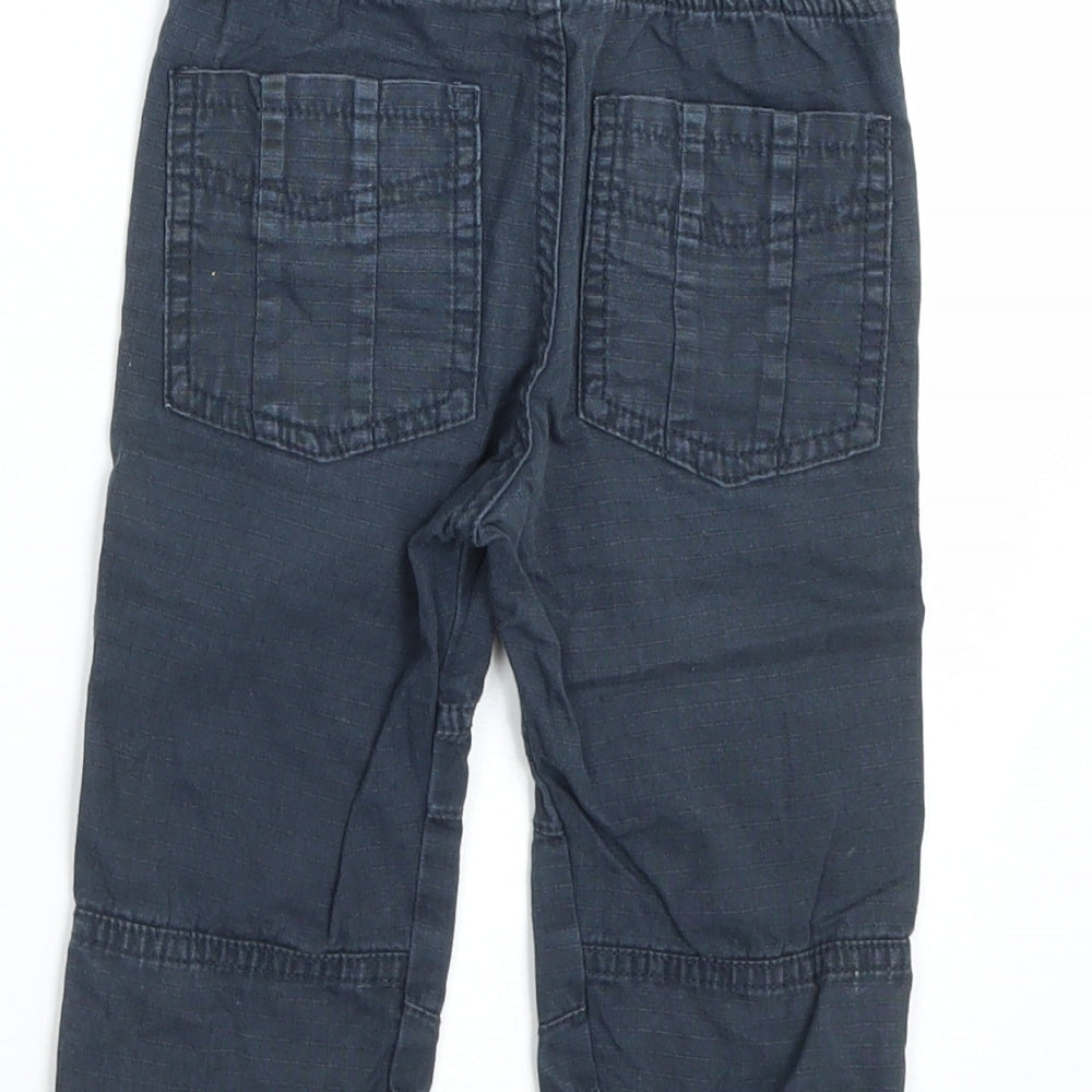 F&F Boys Blue   Cargo Trousers Size 2-3 Years