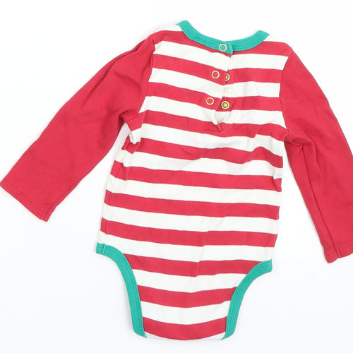 Disney Baby Red Striped  Basic T-Shirt Size 12-18 Months  - Disney Christmas