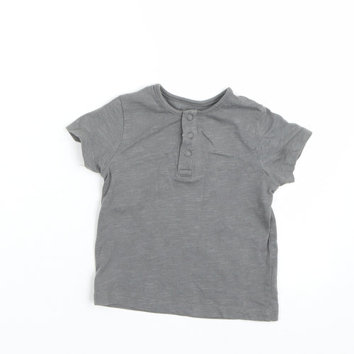 TU Girls Grey   Basic T-Shirt Size 9-12 Months