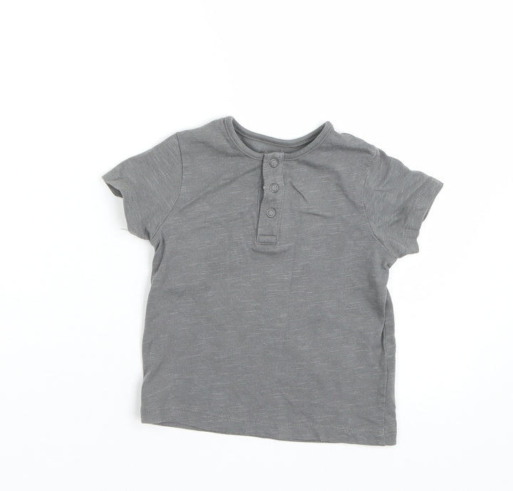 TU Girls Grey   Basic T-Shirt Size 9-12 Months