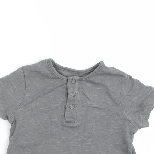 TU Girls Grey   Basic T-Shirt Size 9-12 Months