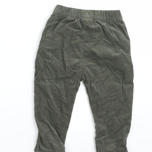 Zara Boys Green  Corduroy Capri Trousers Size 18-24 Months