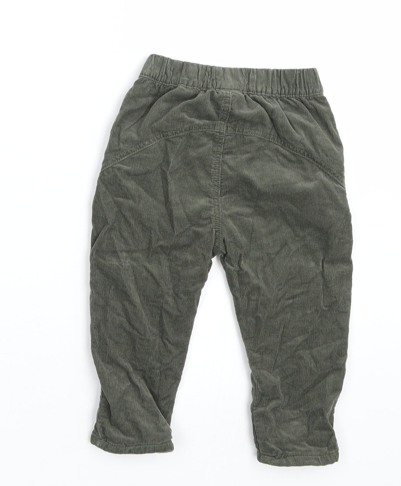 Zara Boys Green  Corduroy Capri Trousers Size 18-24 Months
