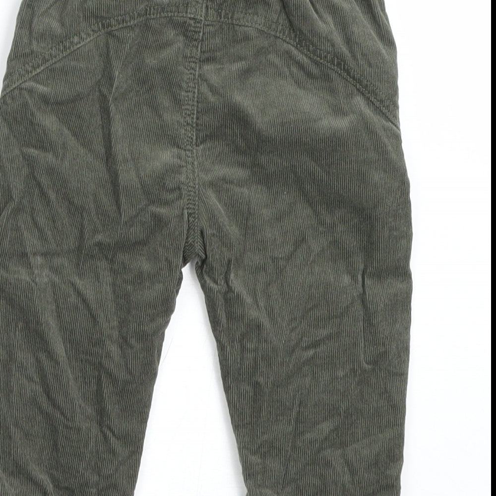Zara Boys Green  Corduroy Capri Trousers Size 18-24 Months