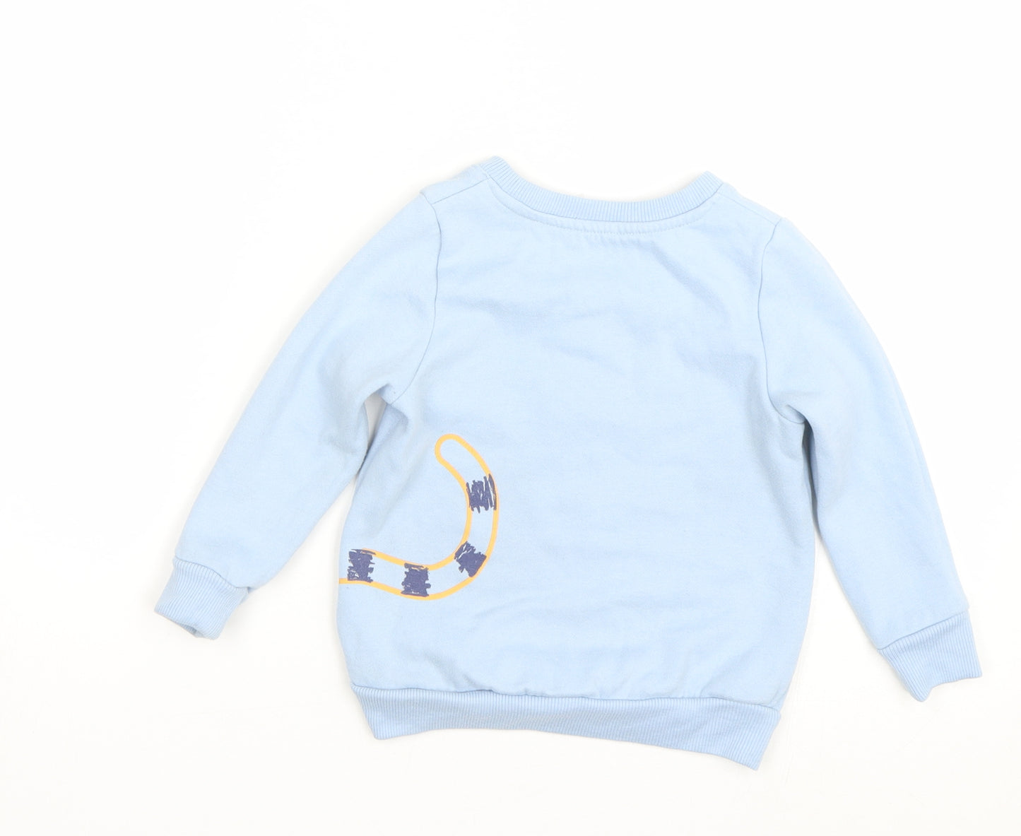 Nutmeg Boys Blue   Pullover Jumper Size 18-24 Months  - Tiger