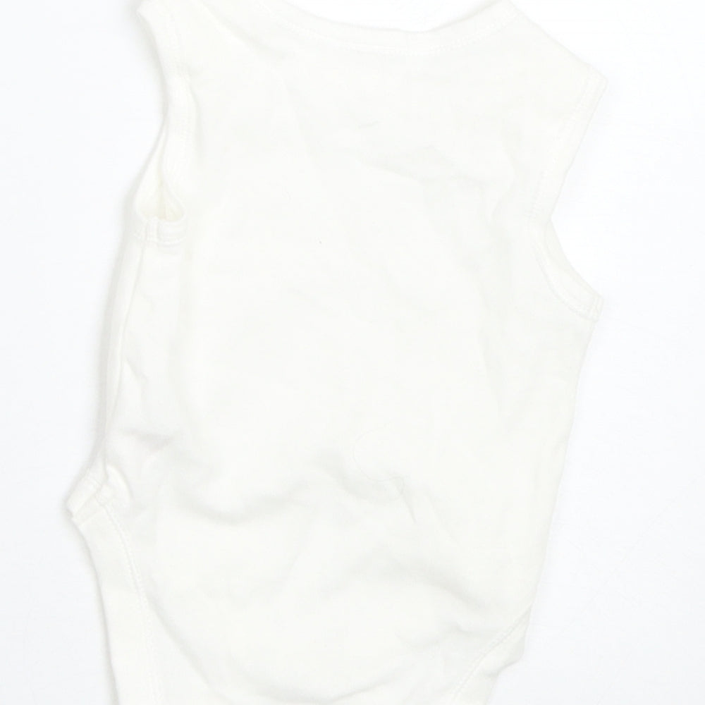 Primark Baby White   Basic T-Shirt Size 0-3 Months