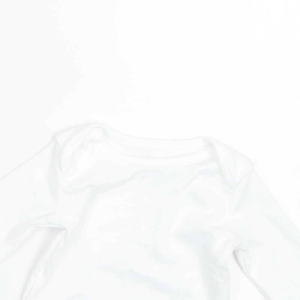 George Baby White   Basic T-Shirt Size 0-3 Months