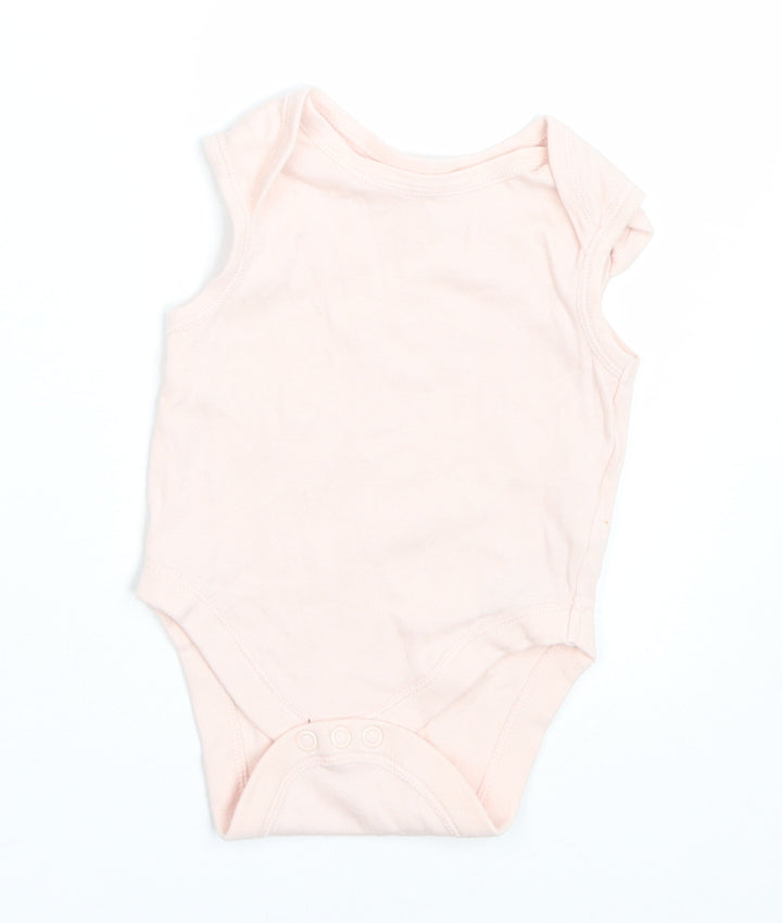 Primark Girls Pink Basic T-Shirt Size 0-3 Months