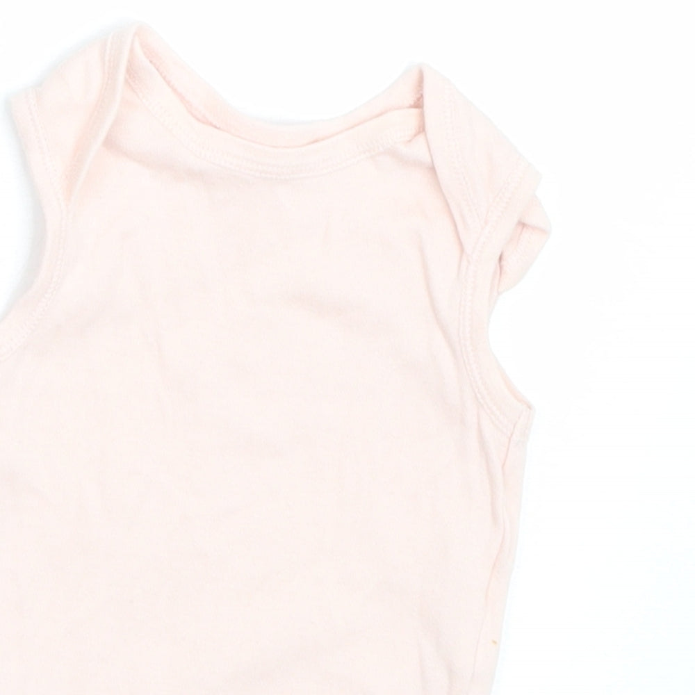 Primark Girls Pink   Basic T-Shirt Size 0-3 Months